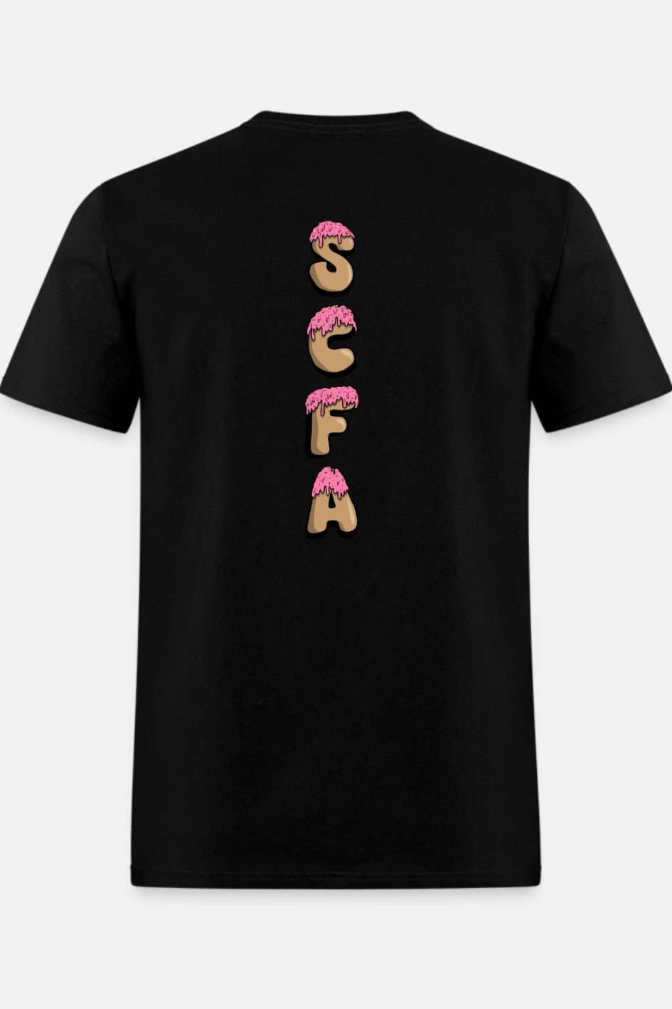Black SCFA Tee (Donut Design)