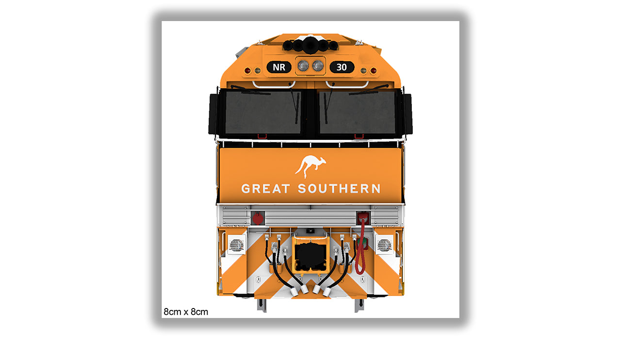 NR30 (Great Southern) 8x8cm Sticker