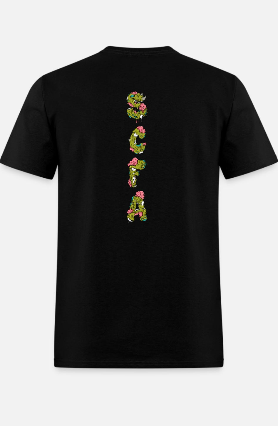 Black SCFA Tee (Monster Design)