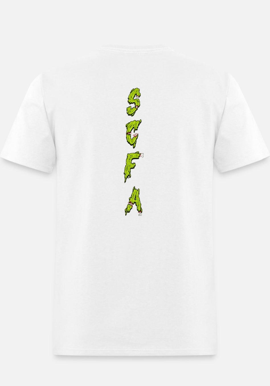 White SCFA Tee (Zombie Design)
