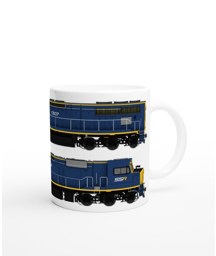 C507 (Blue SSR Livery) Coffee Mug